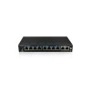 BroxNet BRX551-GE08-2GUP 8 Ports Gigabit PoE Ethernet Switch with 2 Gigabit Ethernet Uplink Ports, 120W